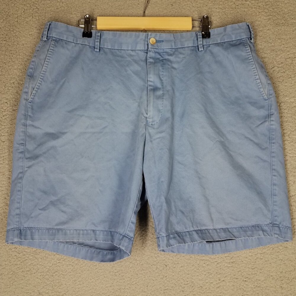 Peter Millar Chino Shorts Adult 40 Golf Casual Travel 8" Blue Summer Preppy Mens